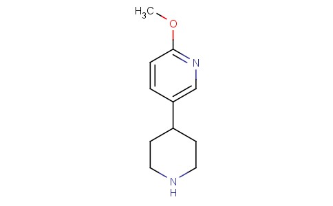 Pyridine, 2-methoxy-5-(4-piperidinyl)-